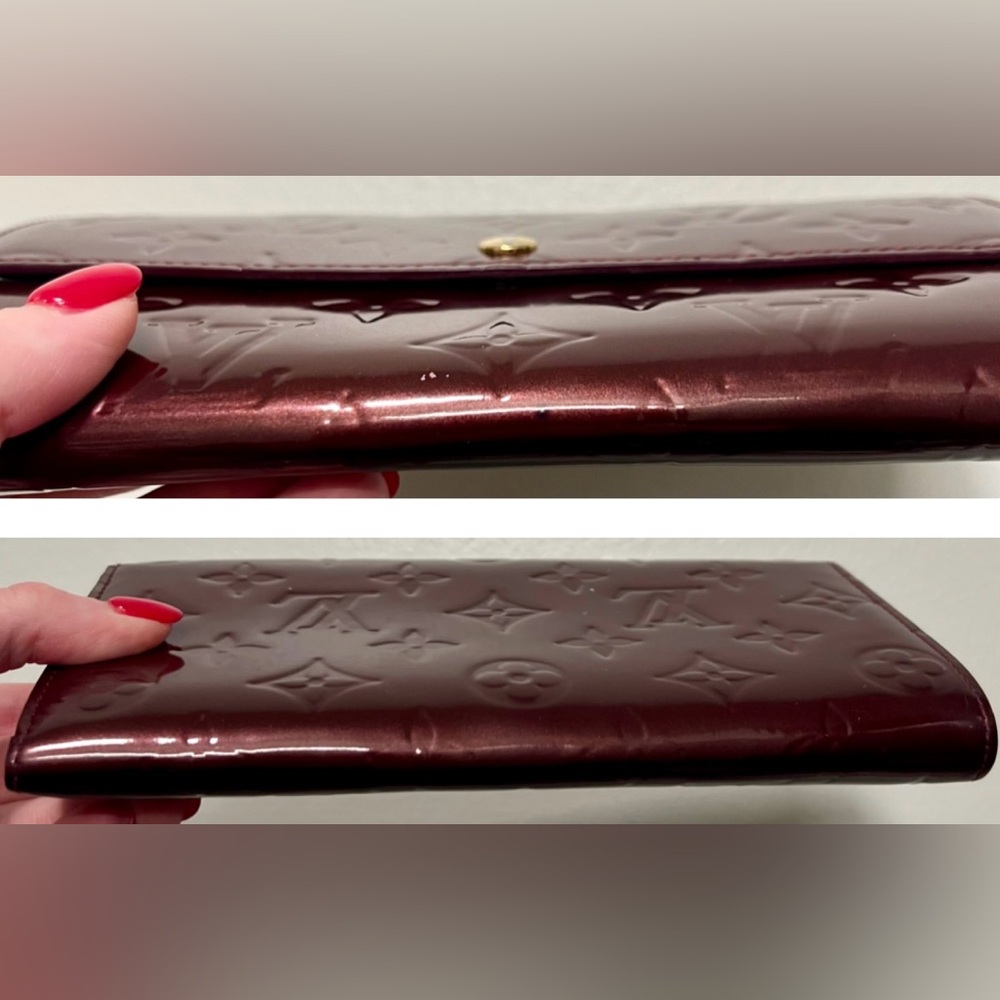 LV Vernis Wallet | Burgundy - Picture 13 of 15